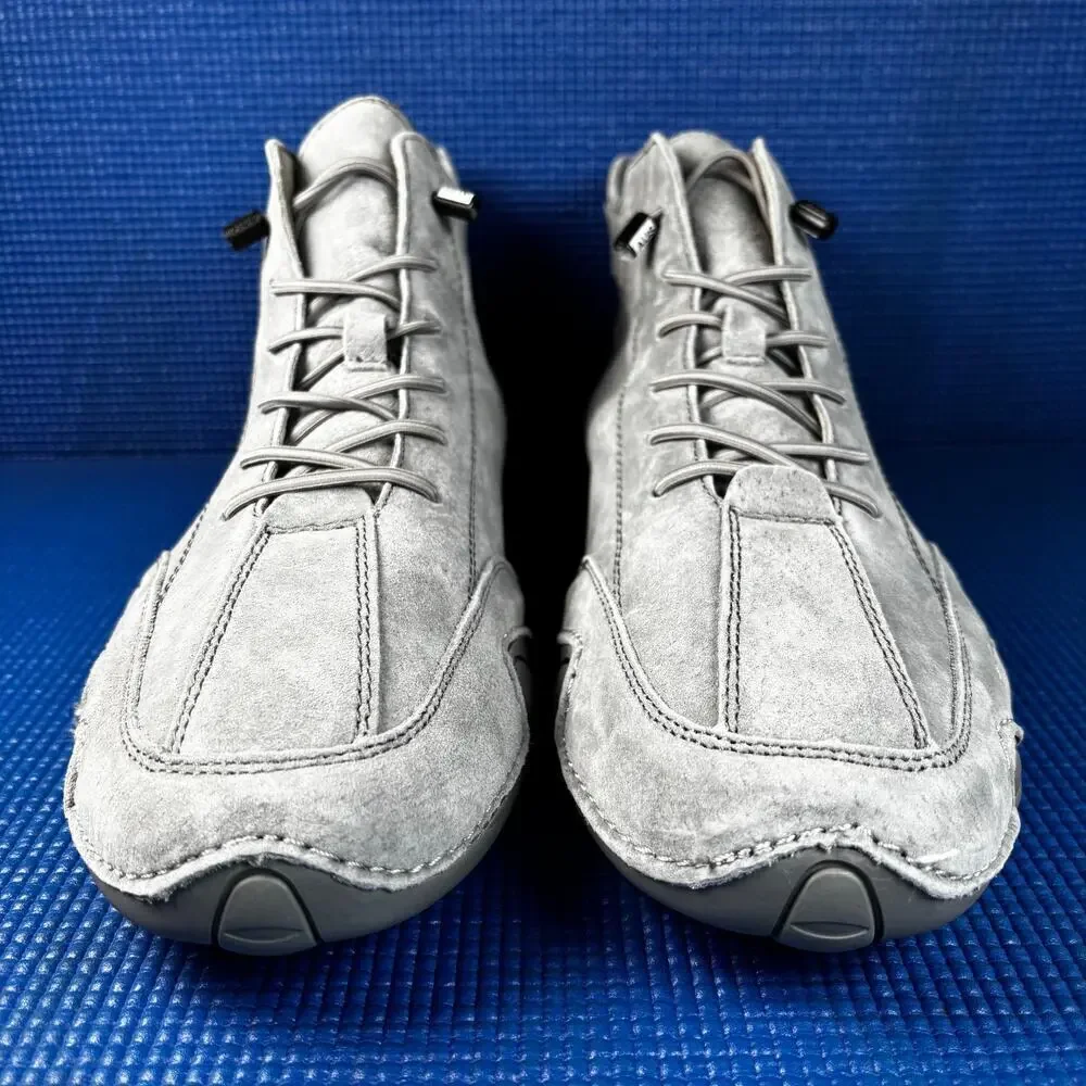🔴 CLOHOO HIGH TOP Men`s Size 13 Grey Athletic Casual Shoes 1728